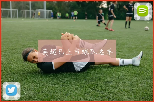 英超已上市球队名单