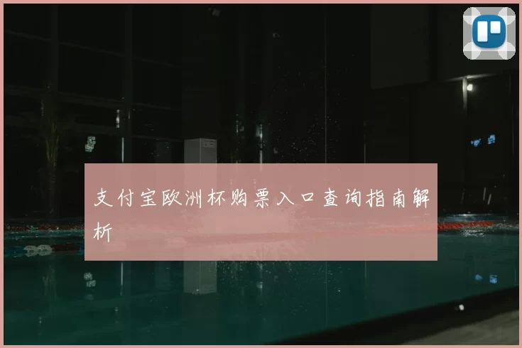 支付宝欧洲杯购票入口查询指南解析